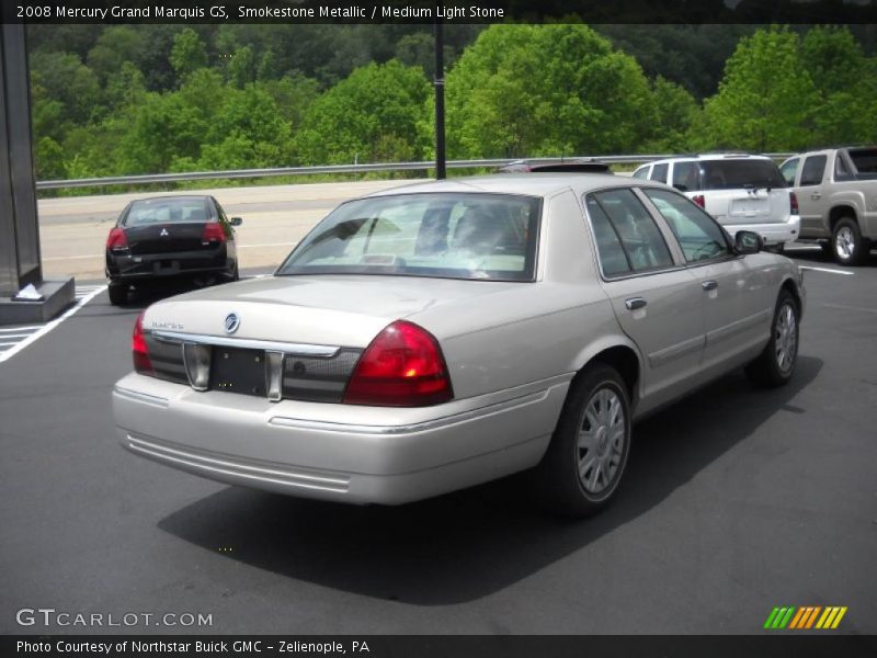 Smokestone Metallic / Medium Light Stone 2008 Mercury Grand Marquis GS