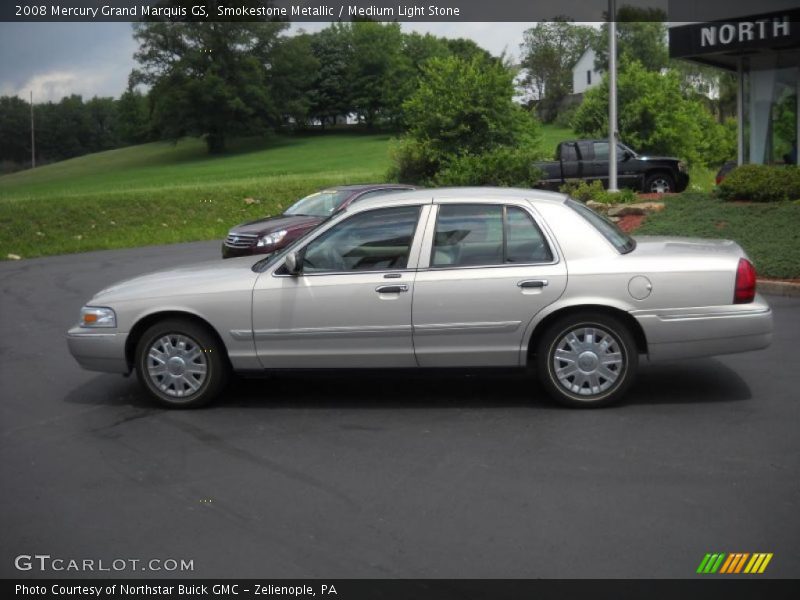 Smokestone Metallic / Medium Light Stone 2008 Mercury Grand Marquis GS