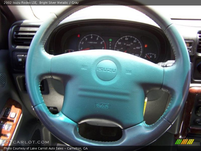 Bright Silver Metallic / Gray 2002 Isuzu Rodeo LSE