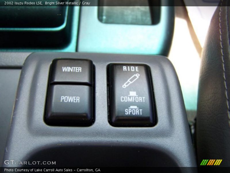 Bright Silver Metallic / Gray 2002 Isuzu Rodeo LSE