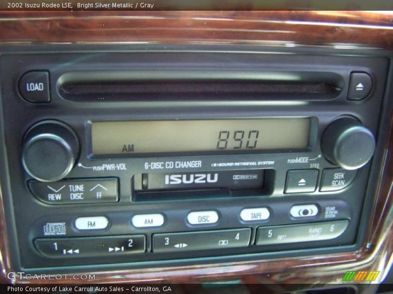Bright Silver Metallic / Gray 2002 Isuzu Rodeo LSE