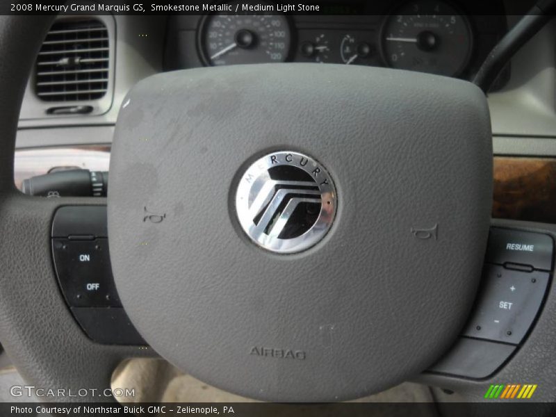 Smokestone Metallic / Medium Light Stone 2008 Mercury Grand Marquis GS