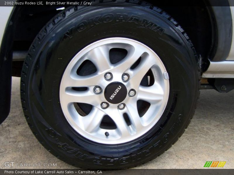 Bright Silver Metallic / Gray 2002 Isuzu Rodeo LSE