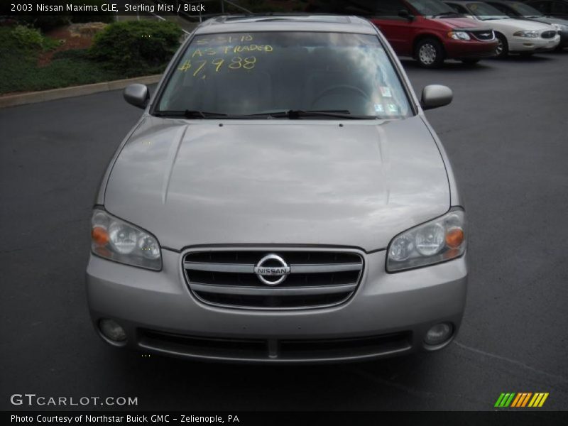 Sterling Mist / Black 2003 Nissan Maxima GLE