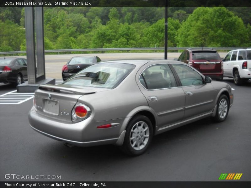 Sterling Mist / Black 2003 Nissan Maxima GLE