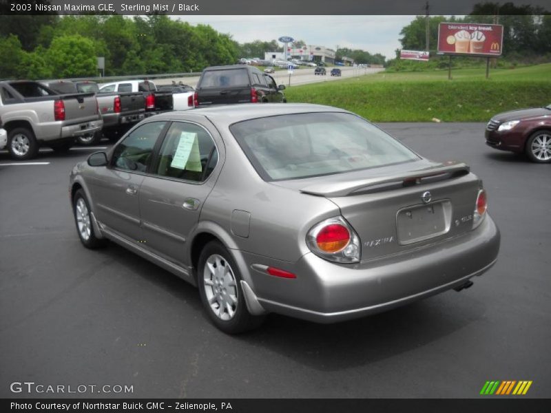 Sterling Mist / Black 2003 Nissan Maxima GLE