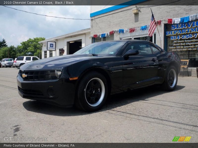 Black / Black 2010 Chevrolet Camaro LS Coupe