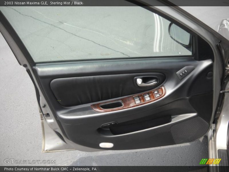 Sterling Mist / Black 2003 Nissan Maxima GLE