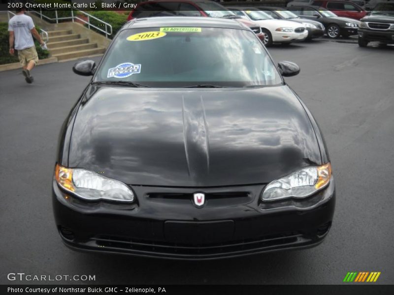 Black / Gray 2003 Chevrolet Monte Carlo LS