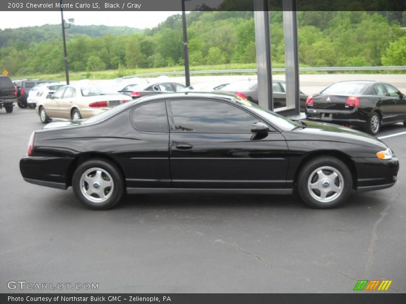 Black / Gray 2003 Chevrolet Monte Carlo LS
