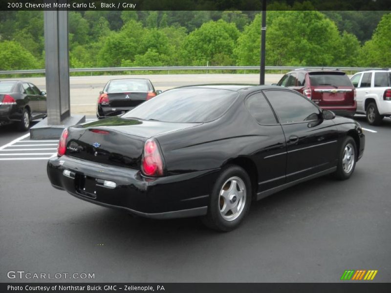 Black / Gray 2003 Chevrolet Monte Carlo LS