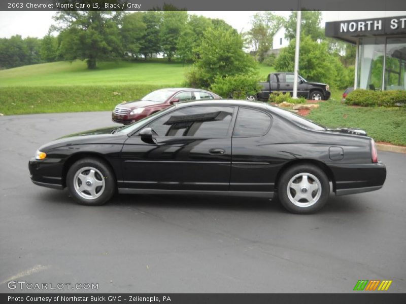 Black / Gray 2003 Chevrolet Monte Carlo LS