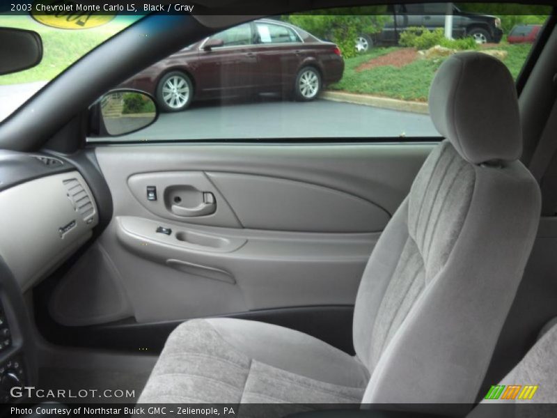 Black / Gray 2003 Chevrolet Monte Carlo LS