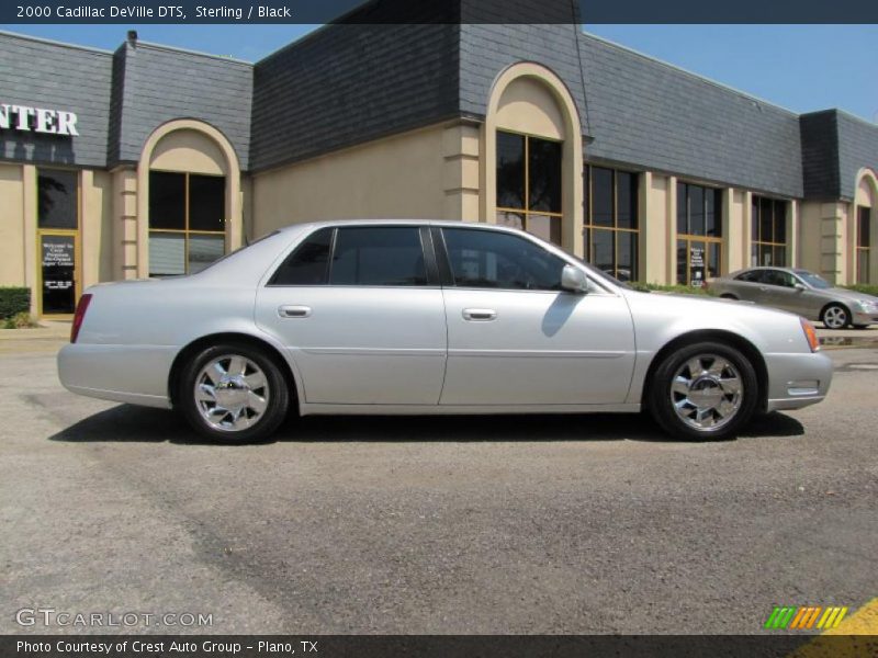 Sterling / Black 2000 Cadillac DeVille DTS