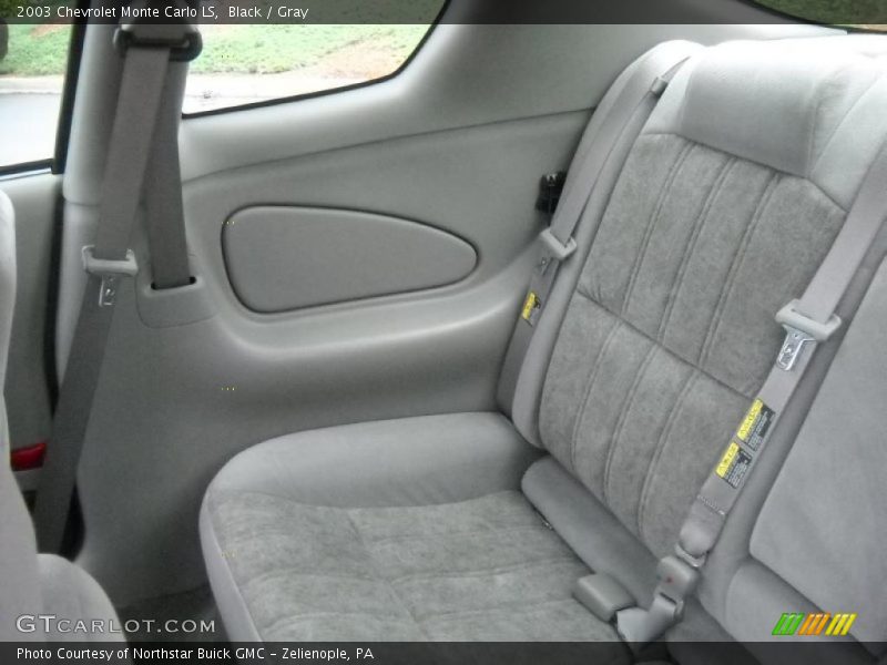 Black / Gray 2003 Chevrolet Monte Carlo LS