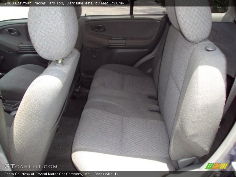 Dark Blue Metallic / Medium Gray 2000 Chevrolet Tracker Hard Top