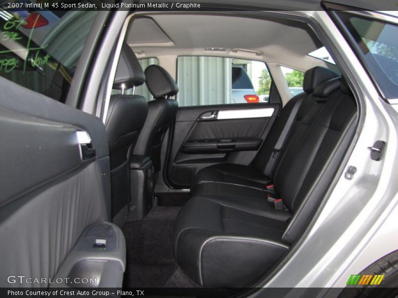 Liquid Platinum Metallic / Graphite 2007 Infiniti M 45 Sport Sedan