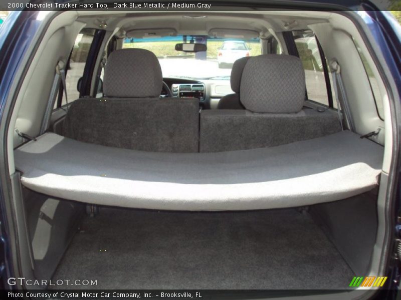 Dark Blue Metallic / Medium Gray 2000 Chevrolet Tracker Hard Top