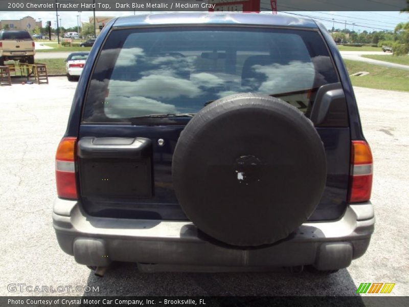 Dark Blue Metallic / Medium Gray 2000 Chevrolet Tracker Hard Top