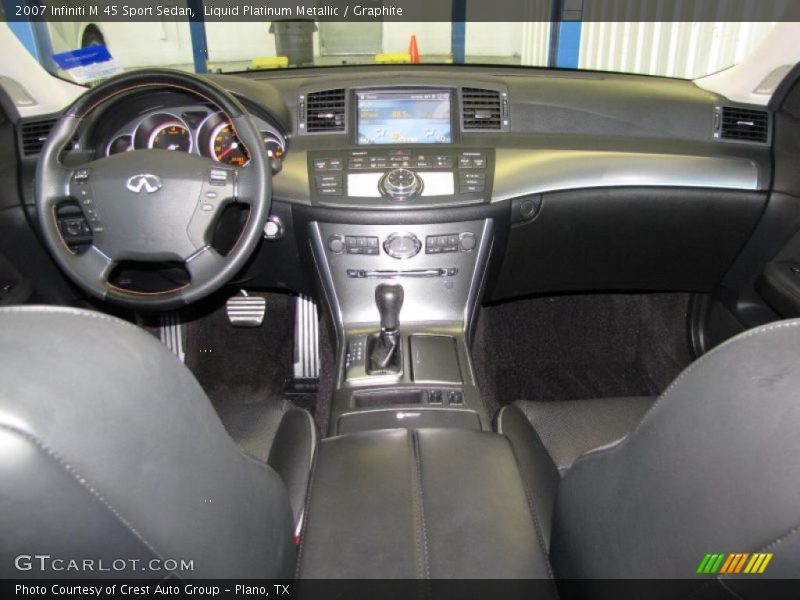 Liquid Platinum Metallic / Graphite 2007 Infiniti M 45 Sport Sedan