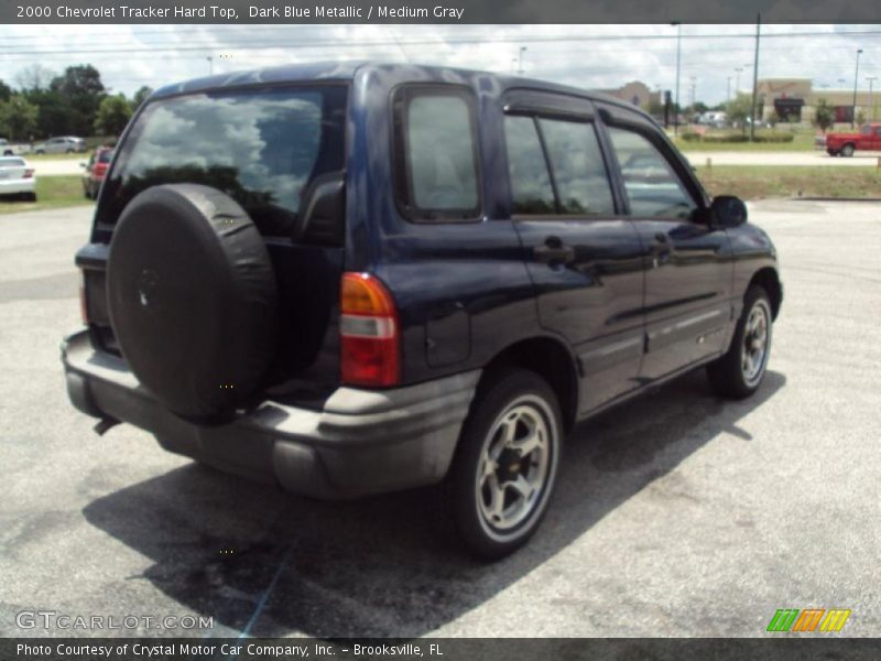 Dark Blue Metallic / Medium Gray 2000 Chevrolet Tracker Hard Top