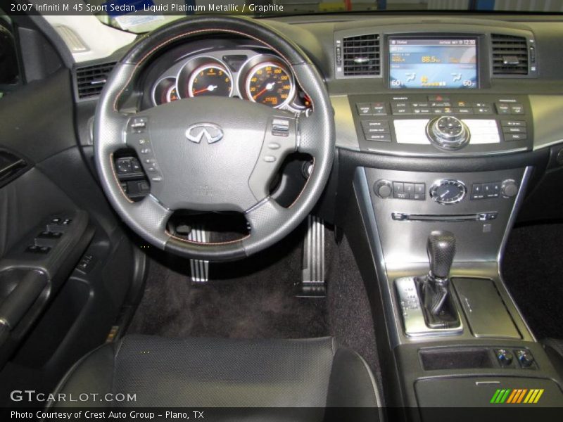 Liquid Platinum Metallic / Graphite 2007 Infiniti M 45 Sport Sedan