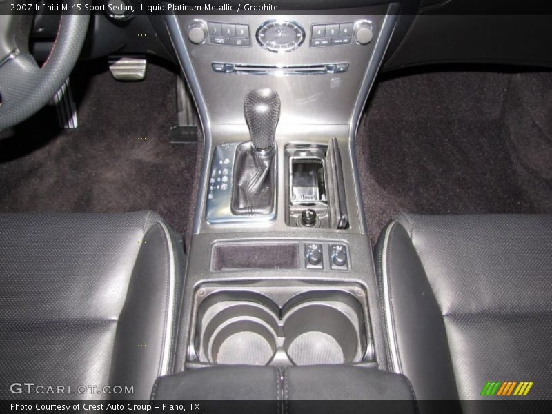Liquid Platinum Metallic / Graphite 2007 Infiniti M 45 Sport Sedan