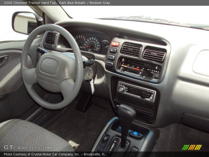 Dark Blue Metallic / Medium Gray 2000 Chevrolet Tracker Hard Top