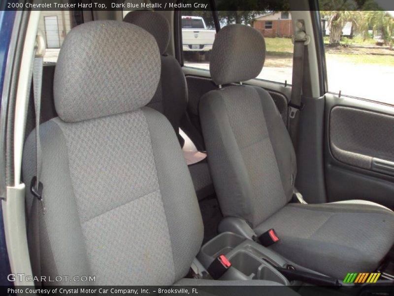 Dark Blue Metallic / Medium Gray 2000 Chevrolet Tracker Hard Top