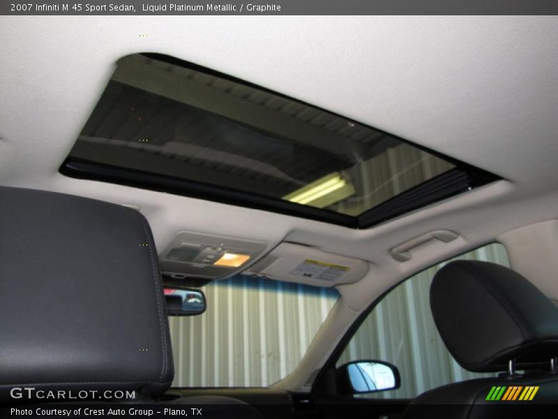 Liquid Platinum Metallic / Graphite 2007 Infiniti M 45 Sport Sedan