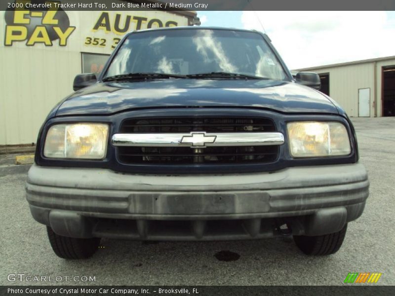 Dark Blue Metallic / Medium Gray 2000 Chevrolet Tracker Hard Top