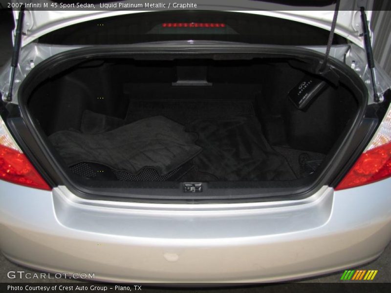 Liquid Platinum Metallic / Graphite 2007 Infiniti M 45 Sport Sedan