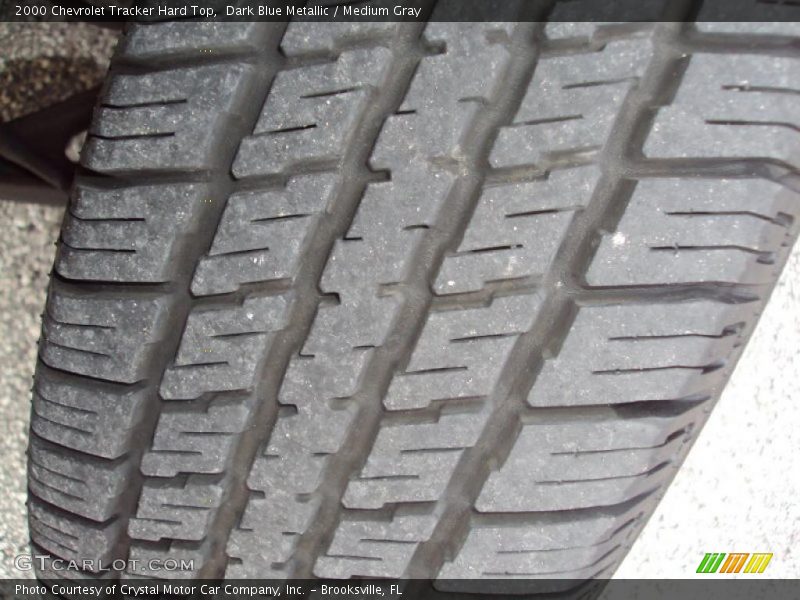 Dark Blue Metallic / Medium Gray 2000 Chevrolet Tracker Hard Top