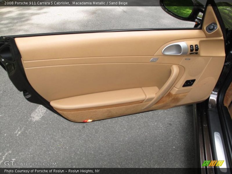 Macadamia Metallic / Sand Beige 2008 Porsche 911 Carrera S Cabriolet