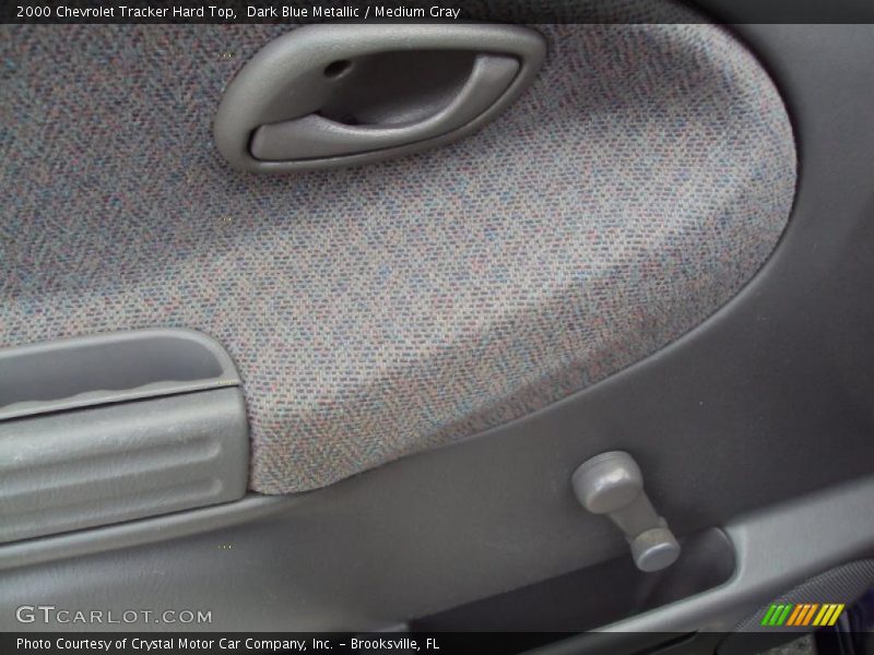 Dark Blue Metallic / Medium Gray 2000 Chevrolet Tracker Hard Top