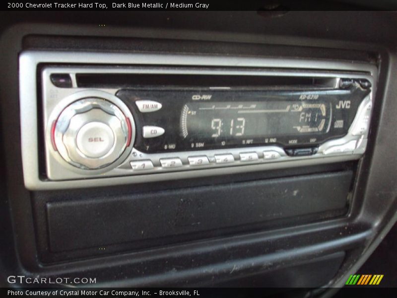 Dark Blue Metallic / Medium Gray 2000 Chevrolet Tracker Hard Top