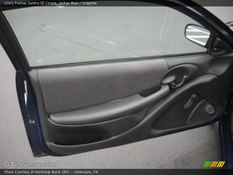 Indigo Blue / Graphite 2001 Pontiac Sunfire SE Coupe
