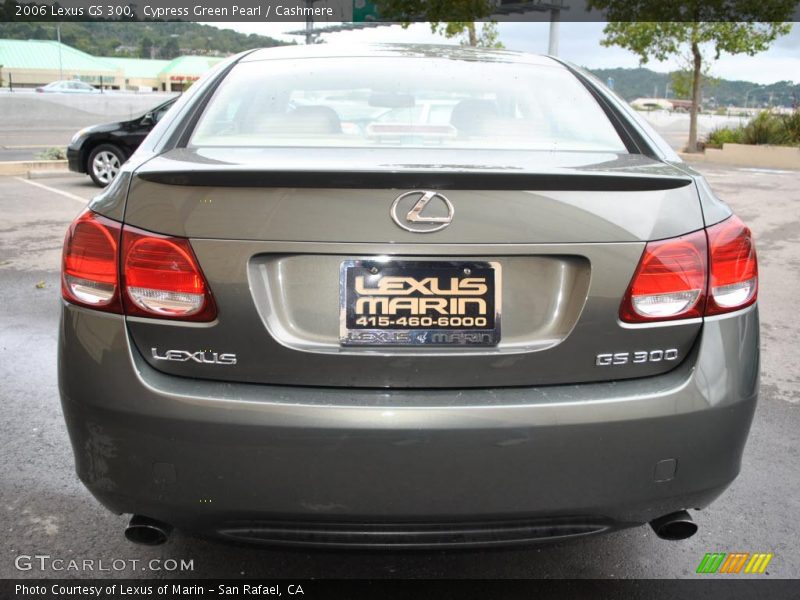 Cypress Green Pearl / Cashmere 2006 Lexus GS 300