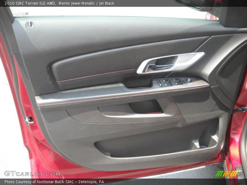 Merlot Jewel Metallic / Jet Black 2010 GMC Terrain SLE AWD