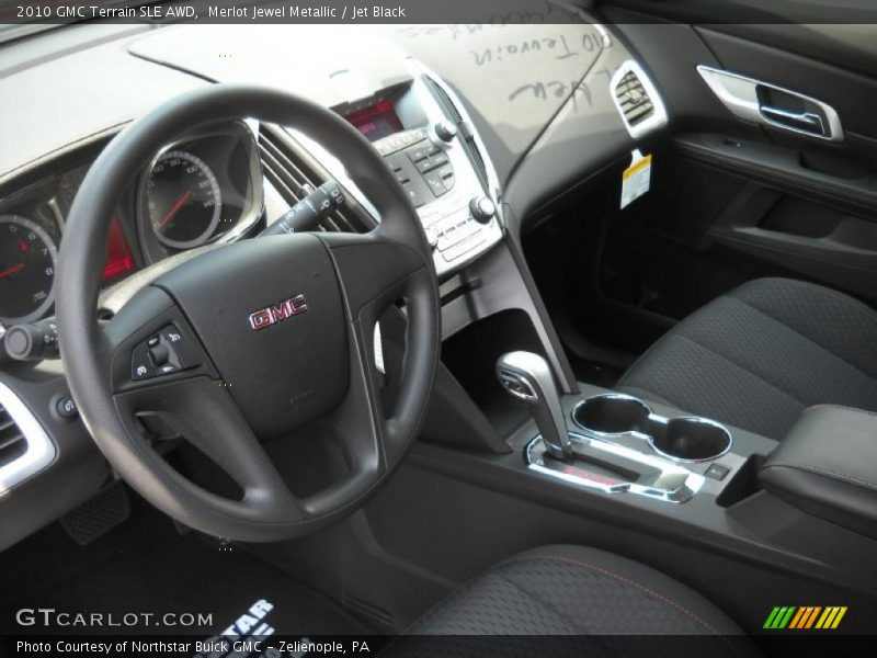 Merlot Jewel Metallic / Jet Black 2010 GMC Terrain SLE AWD
