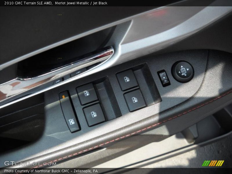 Merlot Jewel Metallic / Jet Black 2010 GMC Terrain SLE AWD