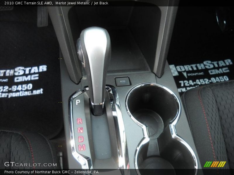 Merlot Jewel Metallic / Jet Black 2010 GMC Terrain SLE AWD