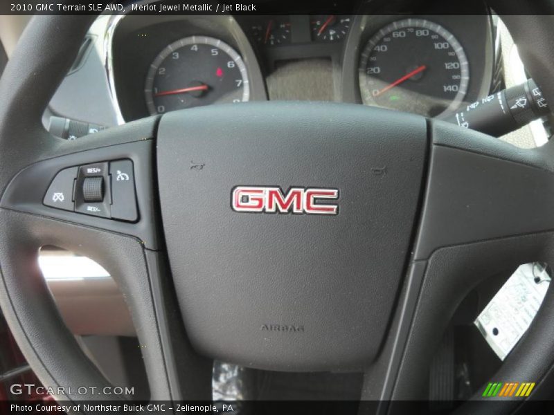Merlot Jewel Metallic / Jet Black 2010 GMC Terrain SLE AWD