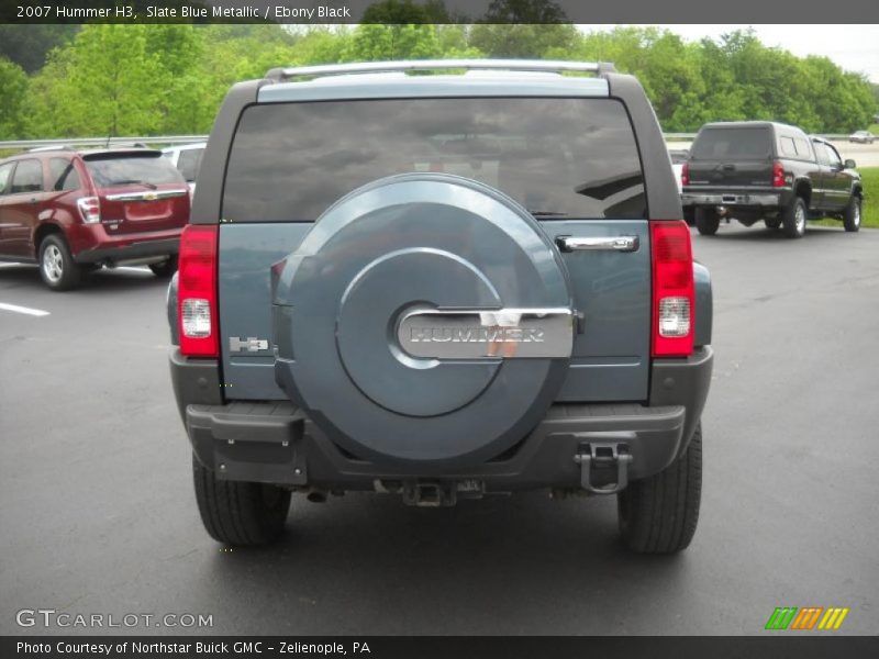 Slate Blue Metallic / Ebony Black 2007 Hummer H3