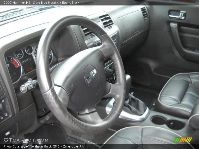 Slate Blue Metallic / Ebony Black 2007 Hummer H3