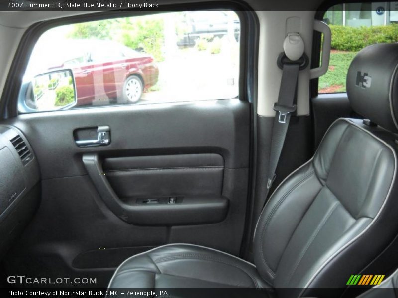 Slate Blue Metallic / Ebony Black 2007 Hummer H3