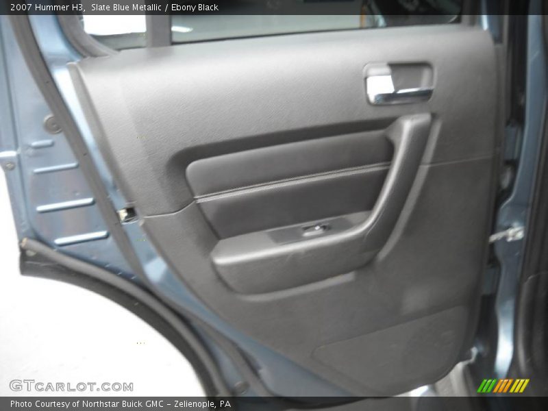 Slate Blue Metallic / Ebony Black 2007 Hummer H3