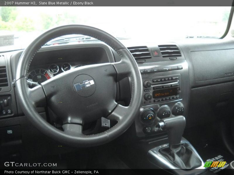 Slate Blue Metallic / Ebony Black 2007 Hummer H3