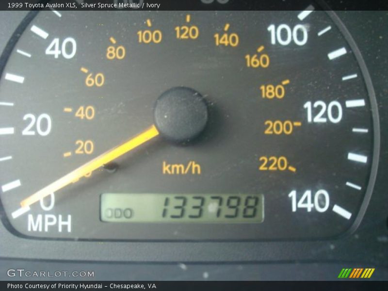 Silver Spruce Metallic / Ivory 1999 Toyota Avalon XLS