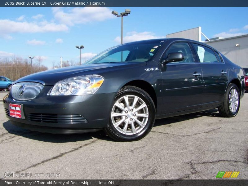 Cyber Gray Metallic / Titanium 2009 Buick Lucerne CX